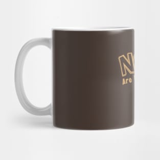 90s nofx are for kids brown Mug